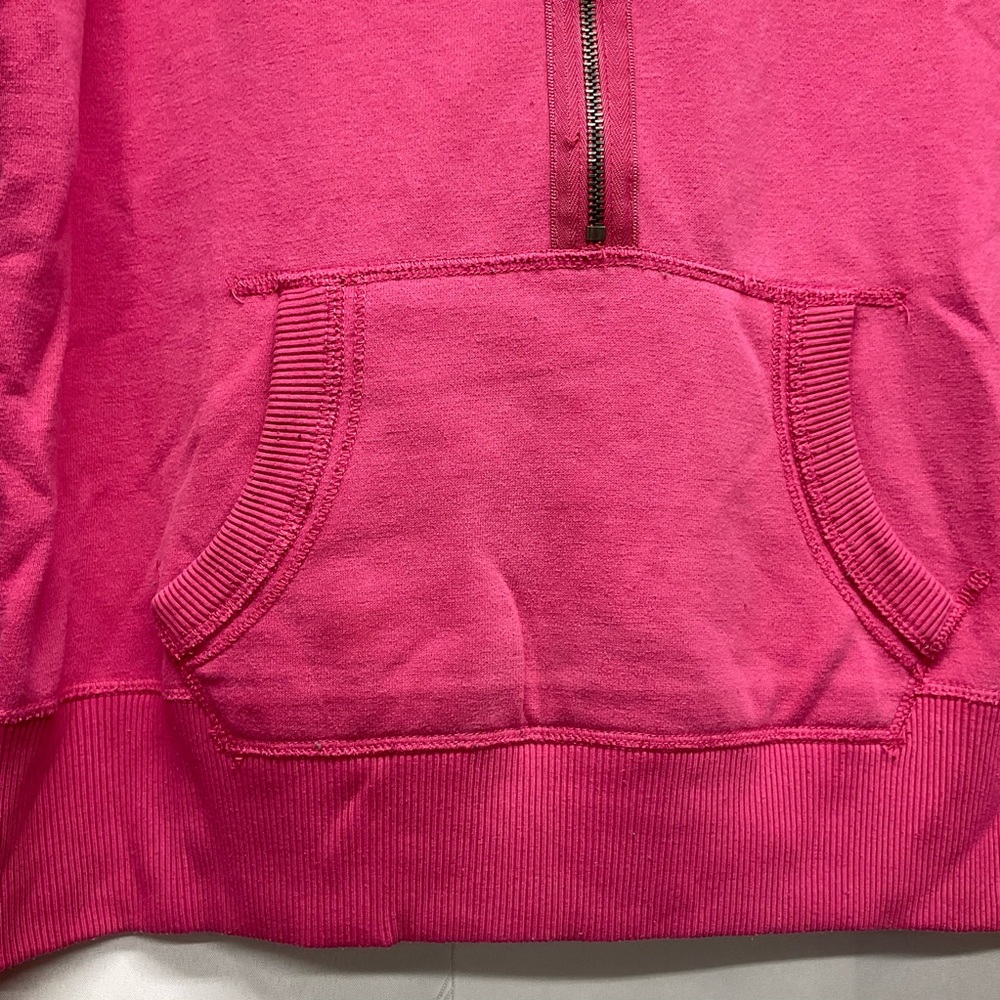 Y2K American Eagle Outfitters Women’s Half Zip Hodded Sweatshirt Sz XL Timeless - Picture 7 of 10